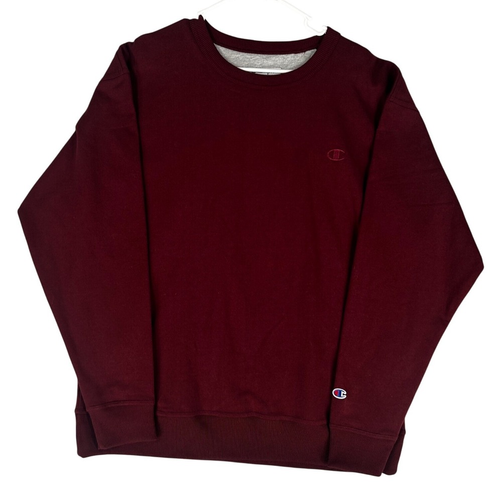 Champion Authentic Athleticwear Maroon Colored Heavyweight Sweatshirt Men's XL